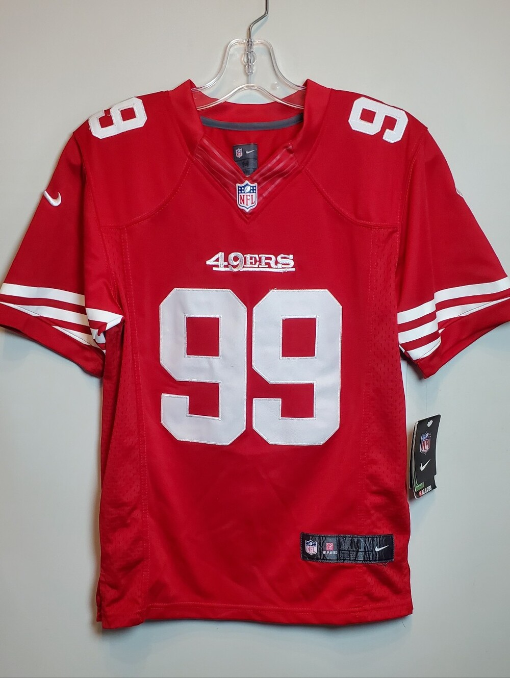 445. NWT - NIKE NFL San Francisco 49ers #99 Aldon Smith Youth Jersey